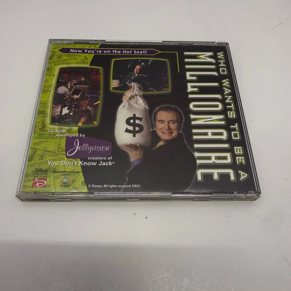 Who Wants To Be A Millionaire PC CD-ROM 1999 Regis Philbin Disney Interactive
